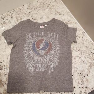 New Kids UNISEX grateful dead tshirt  gray 3t